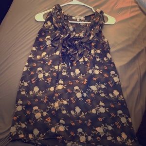 Multicolor floral tank blouse